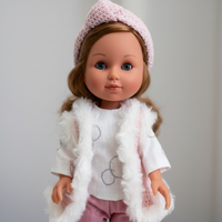Muñeca Arias Elegance Valentina – Muñeca Bebé de 38 cm con Ropa y Complementos | Fabricada en España
