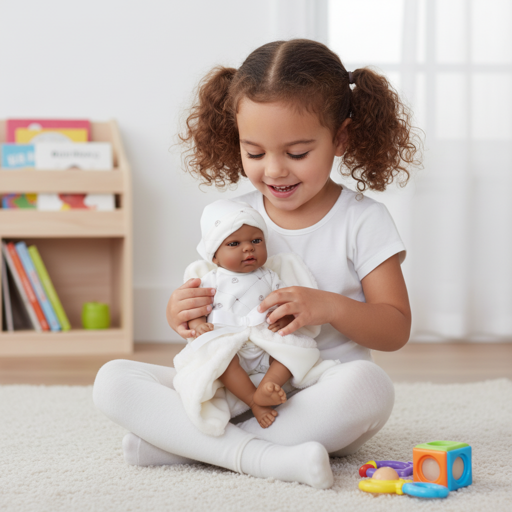 Muñeca Arias Elegance con Mantita – Muñeca Bebé de 40 cm con Conjunto y Accesorios | Fabricada en España