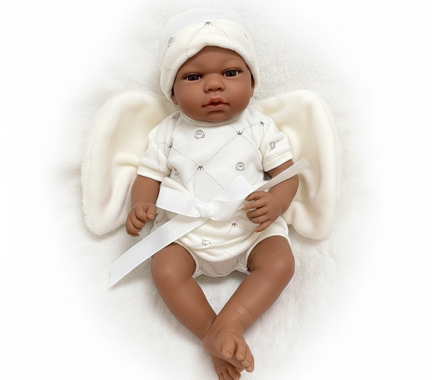 Muñeca Arias Elegance con Mantita – Muñeca Bebé de 40 cm con Conjunto y Accesorios | Fabricada en España