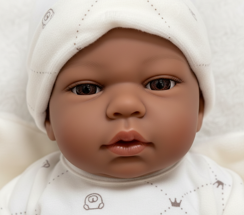 Muñeca Arias Elegance con Mantita – Muñeca Bebé de 40 cm con Conjunto y Accesorios | Fabricada en España