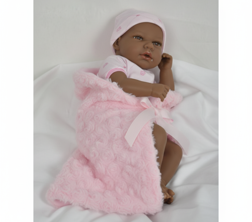 Muñeca Arias Elegance – Muñeca Bebé de 40 cm con Conjunto y Accesorios | Fabricada en España