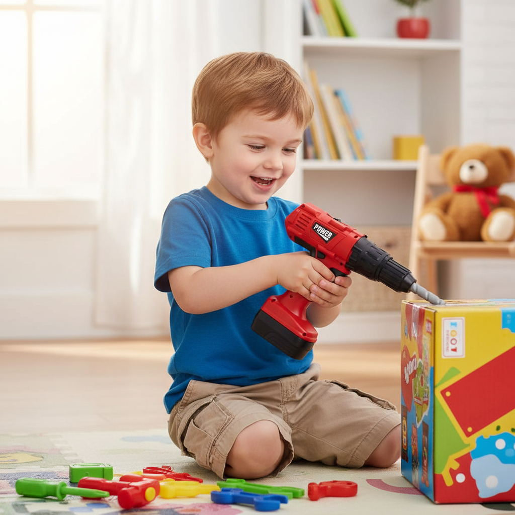 Toy Planet Herramienta de Bricolaje – Juego de herramientas para niños