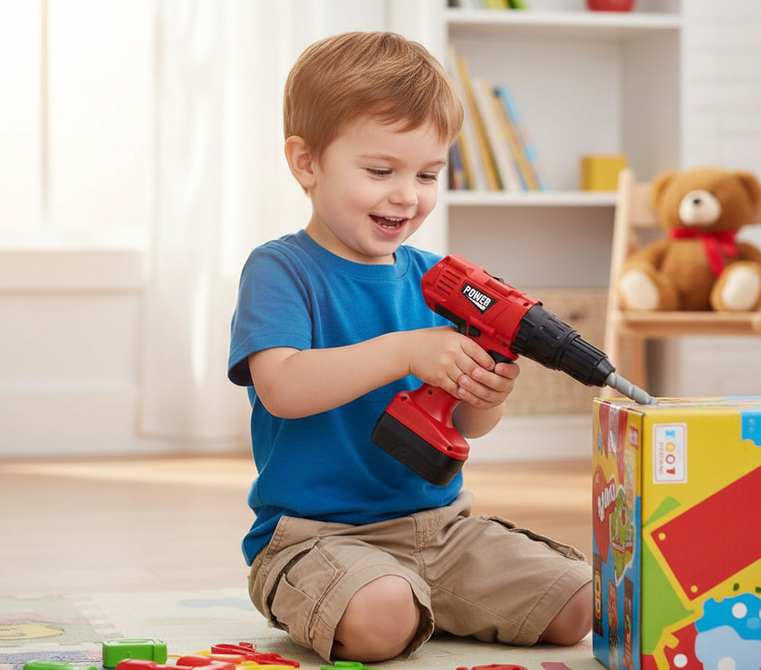 Toy Planet Herramienta de Bricolaje – Juego de herramientas para niños