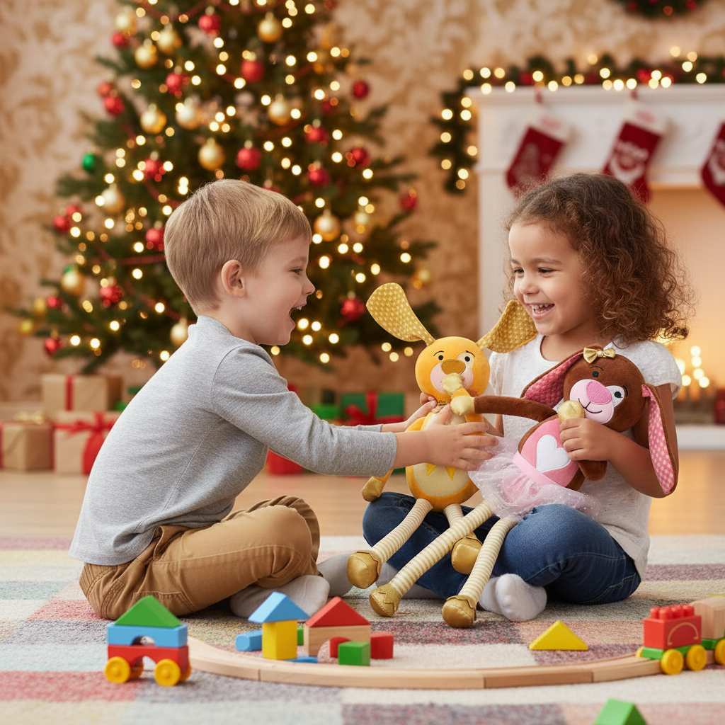 Pack Duende Mágico Chocolata y Goldy | Set de 2 Duendes Navideños con Libro y Accesorios | Juguete Tradicional de Navidad para Niños y Familias