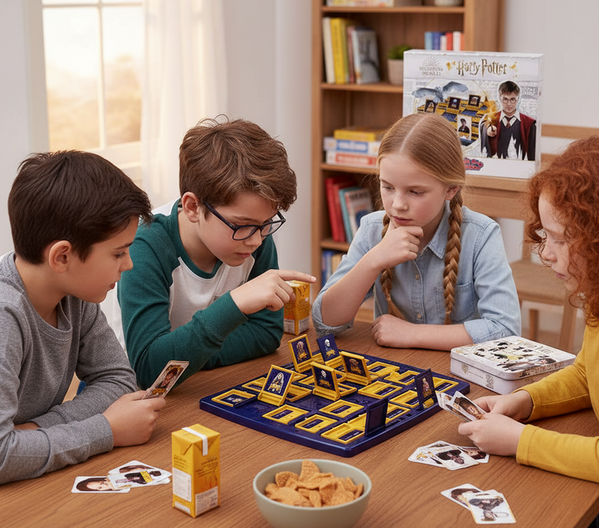 Pack 2 Juegos Harry Potter –Quién es Quién + Challenge Puzzle | Juegos de Mesa y Lógica en Español | Diversión para Niños, Familias y Fans de Hogwarts