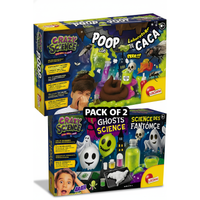Pack Crazy Science – La Ciencia de los Fantasmas + El Laboratorio de la Caca | Juegos Científicos Educativos y Divertidos para Niños | Jugueterías El Rey Mago