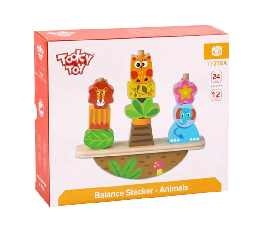 Balance Stacker Animales de Madera Tooky Toys