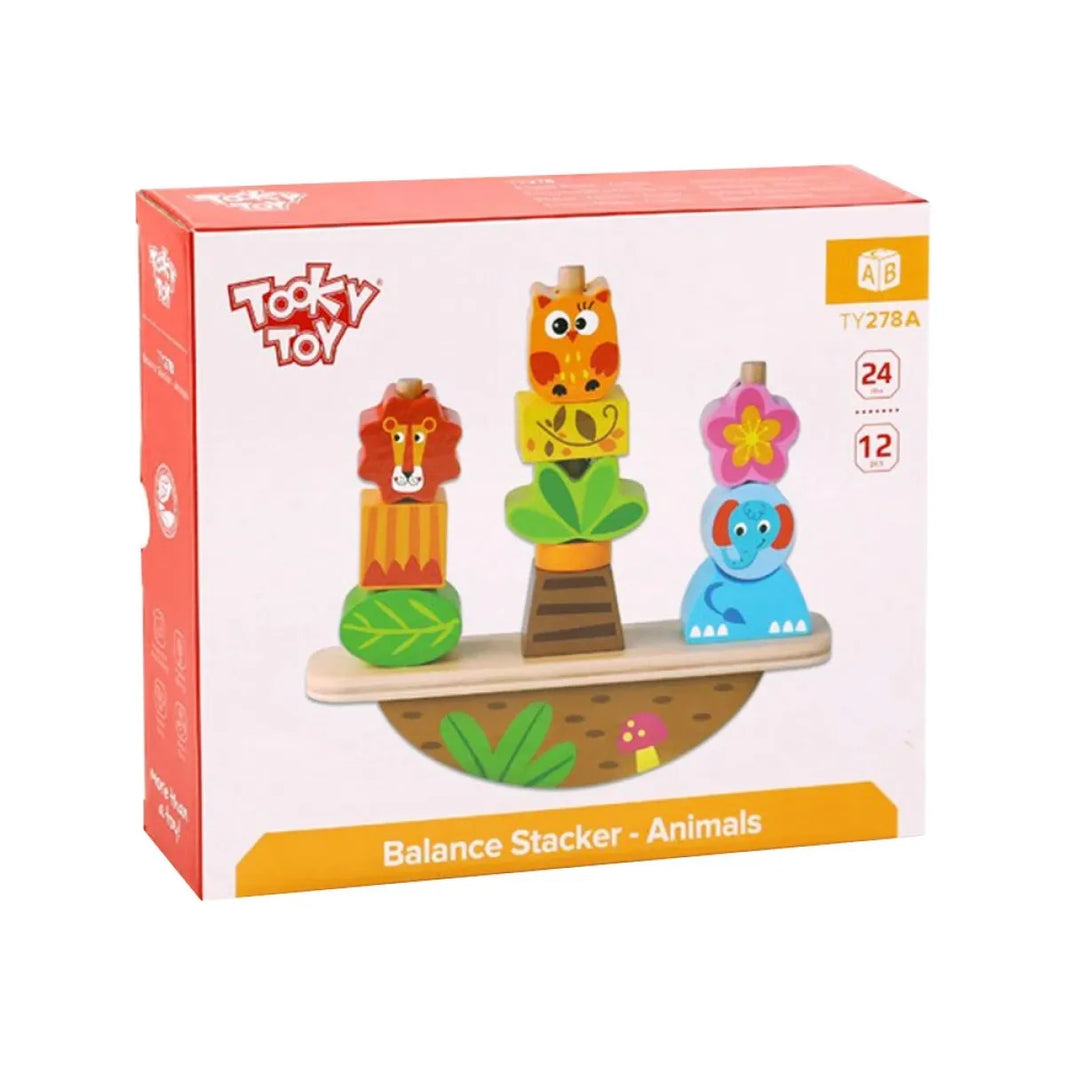 Balance Stacker Animales de Madera Tooky Toys