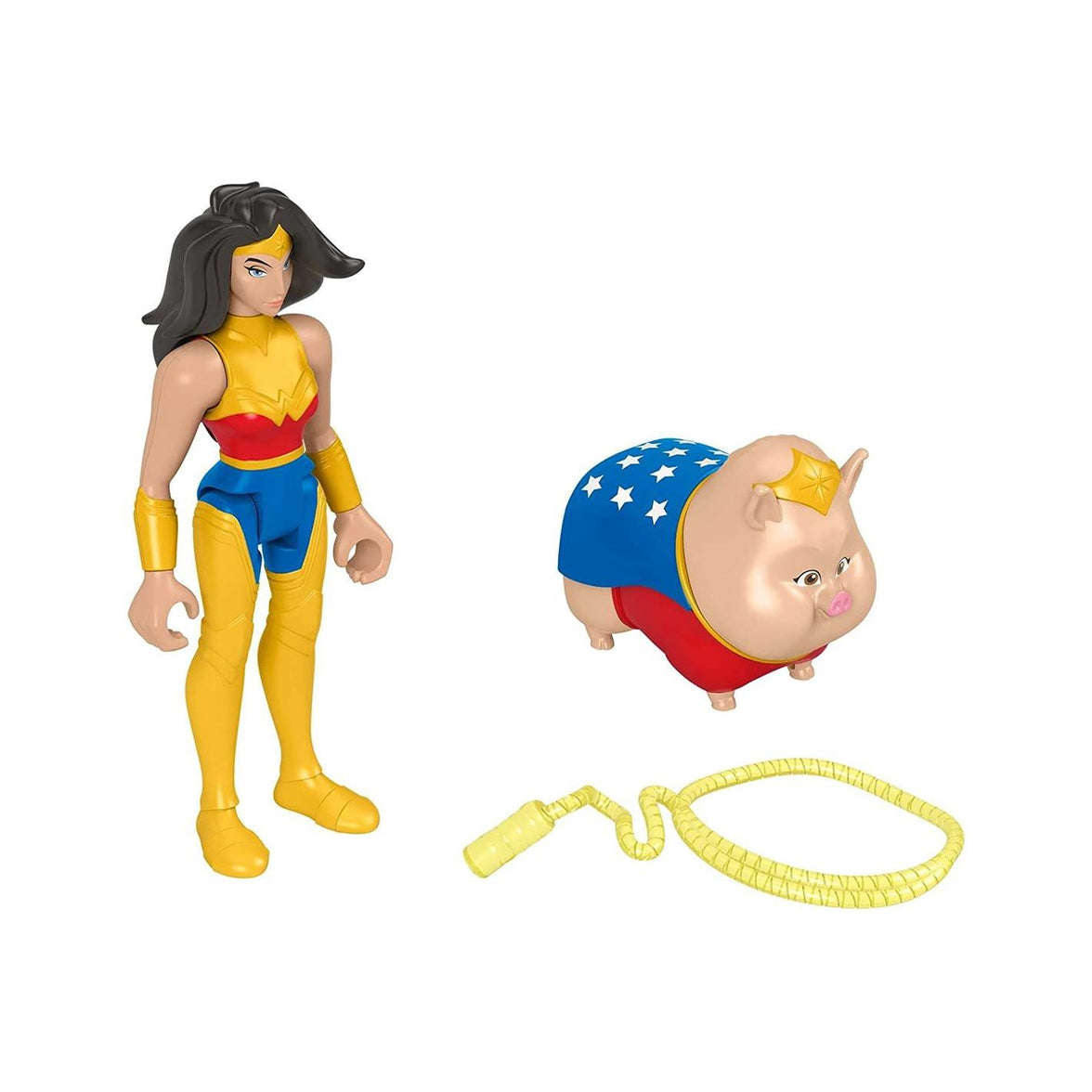 Figura DC Wonder Woman con Lazo y Cerdito PB