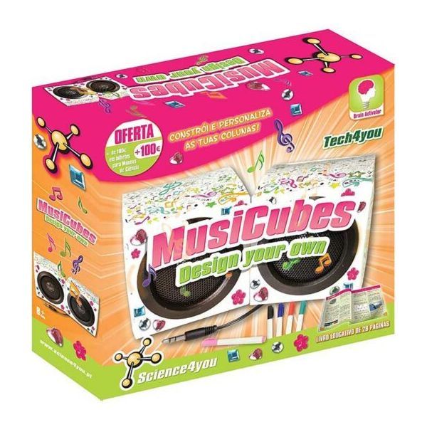 Music cubes, diseña los tuyos- caja algo dañada