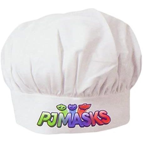 Juego de delantal y gorro de cocina, de P J Masks. Diseño de Disney. De 3 a 8 años