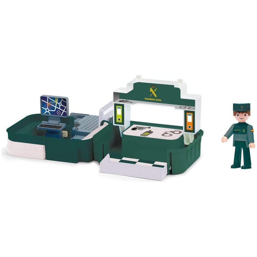 Pokeeto Guardia Civil – Set de Comisaría con Figura | Juego de Construcción y Rol Infantil | Juguete Educativo y Coleccionable