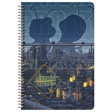 Cuaderno Espiral A4 Tapa Dura El Hormiguero. 120hojas. Modelos surtidos