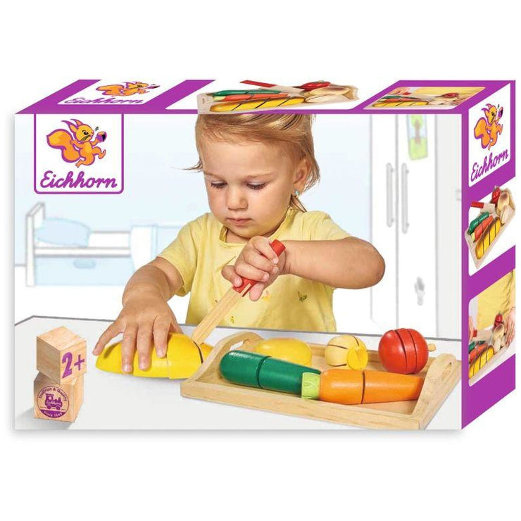 EICHHORN TABLA MADERA CORTE ALIMENTOS 12 PIEZAS