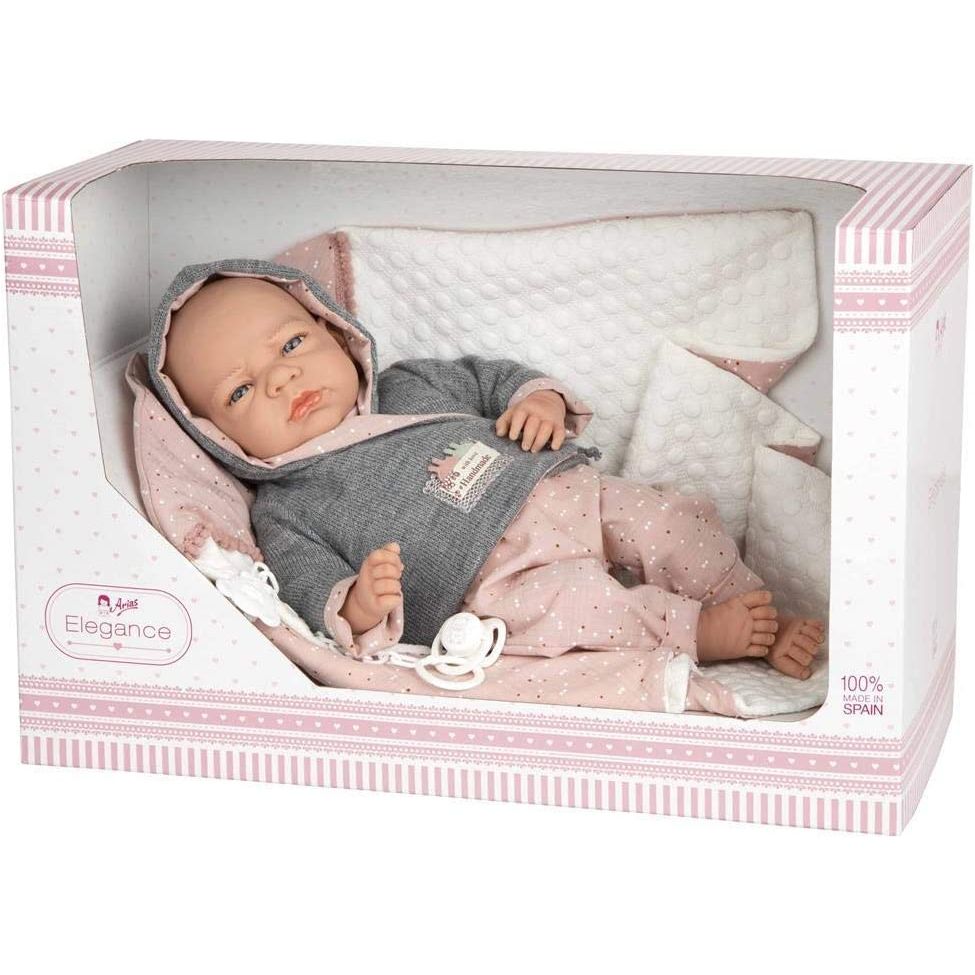 Elegance Arias Edur Rosa con manta 40cm. REF.60641/ 50641