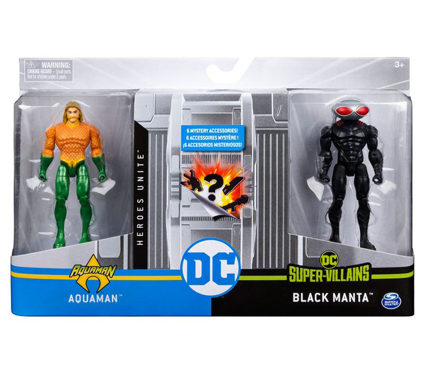 DC Figuras 10cm Pack de pelea. Bizak. caja algo dañada