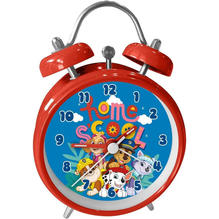 Reloj despertador analógico campanas de Paw Patrol La Patrulla Canina