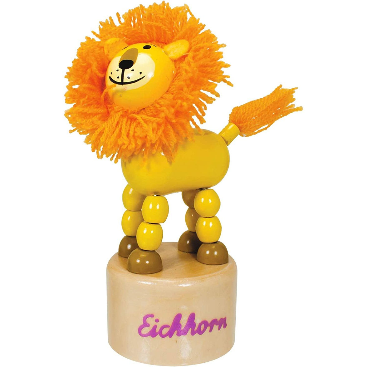 Eichhorn- Figura Mecánica de Animales de Madera, 8-11 cm, 6 Modelos Disponibles