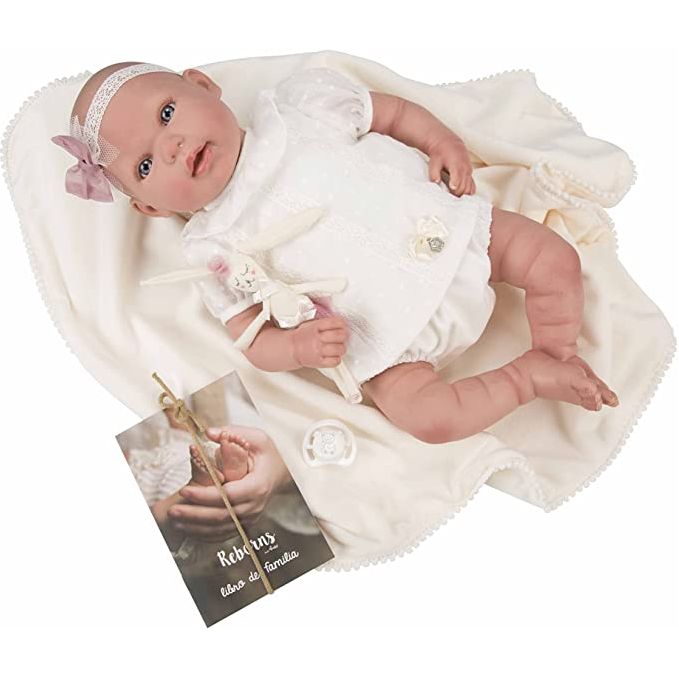 Muñecas Arias Reborn Naroa Con Manta y Muñequito 45 cm 98088