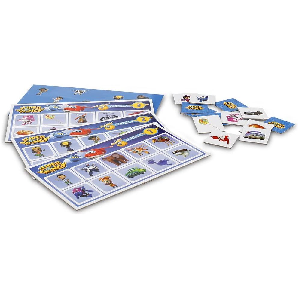 Superwings - Juego 3 en 1 súper memo. Caja algo dañada