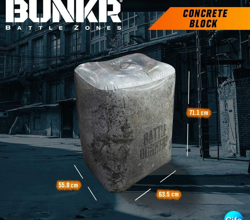 Bunkr- Surtido Buttle Zone Take Cover Concrete Block