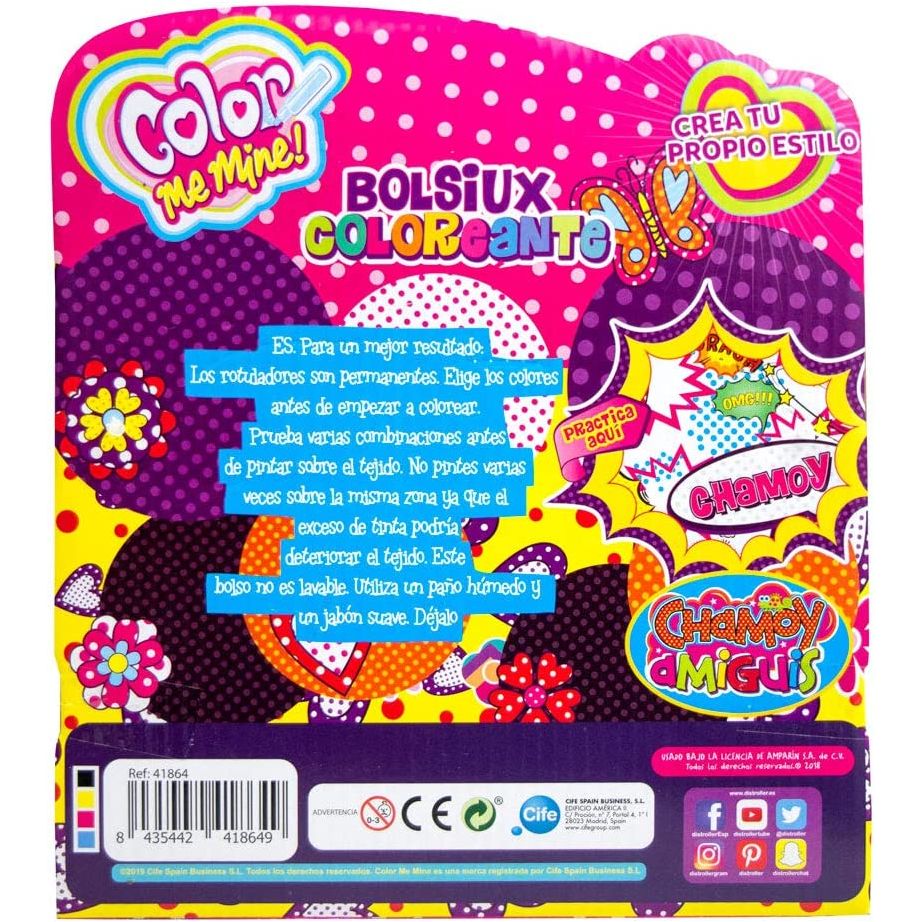 Bolso Redondo Chamoy – CMM Bolsiux Coloreante | Accesorio Infantil Original