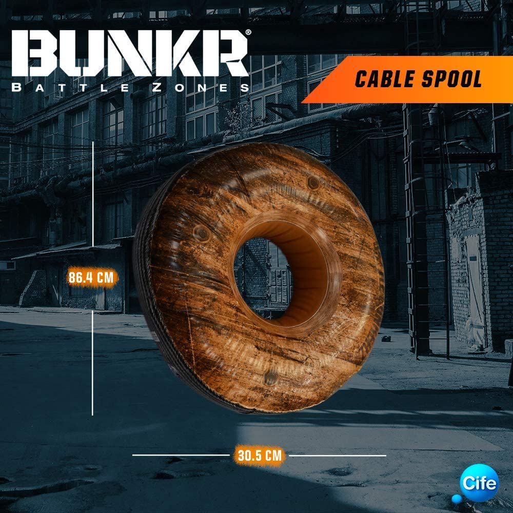 Bunkr- Surtido Buttle Zone Take Cover Cable Spool