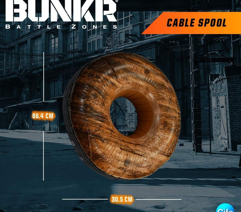 Bunkr- Surtido Buttle Zone Take Cover Cable Spool