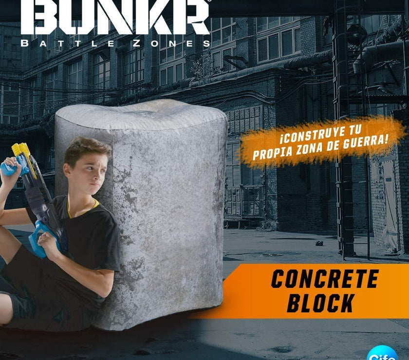 Bunkr- Surtido Buttle Zone Take Cover Concrete Block