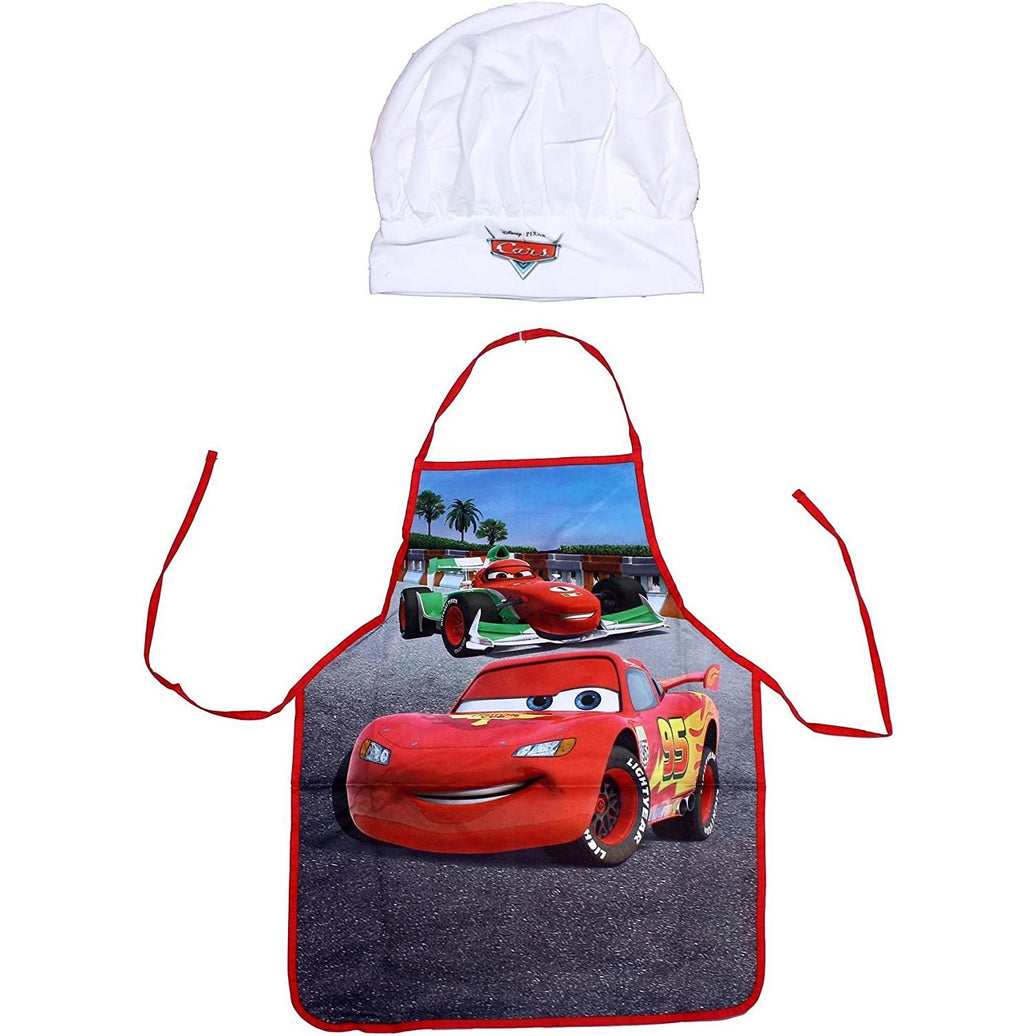 Disney Cars – Niños conjunto de delantal y gorro de cocinero