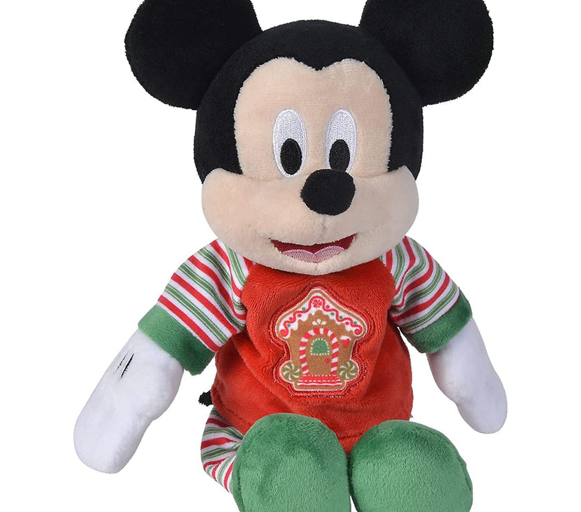 Peluche Mickey Mouse Navideño 25cm