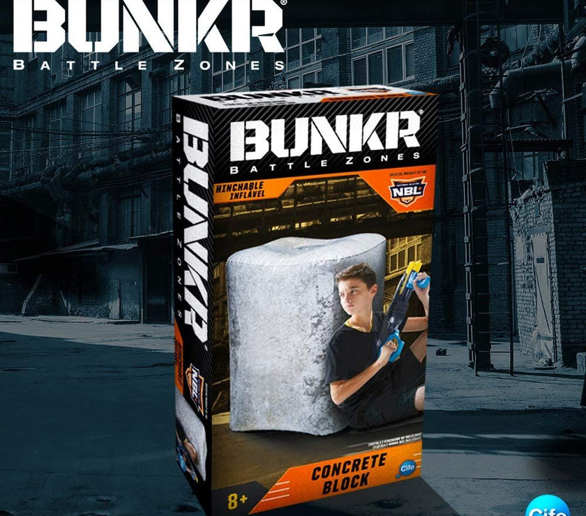 Bunkr- Surtido Buttle Zone Take Cover Concrete Block