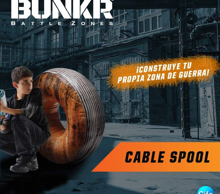 Bunkr- Surtido Buttle Zone Take Cover Cable Spool