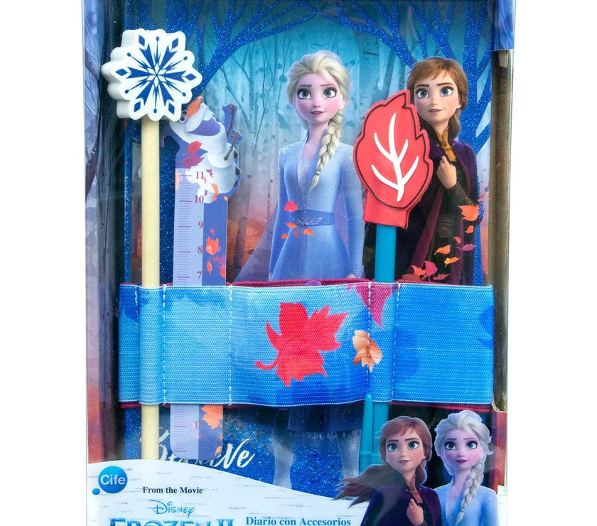 FROZEN II- Disney Diario con Accesorios.