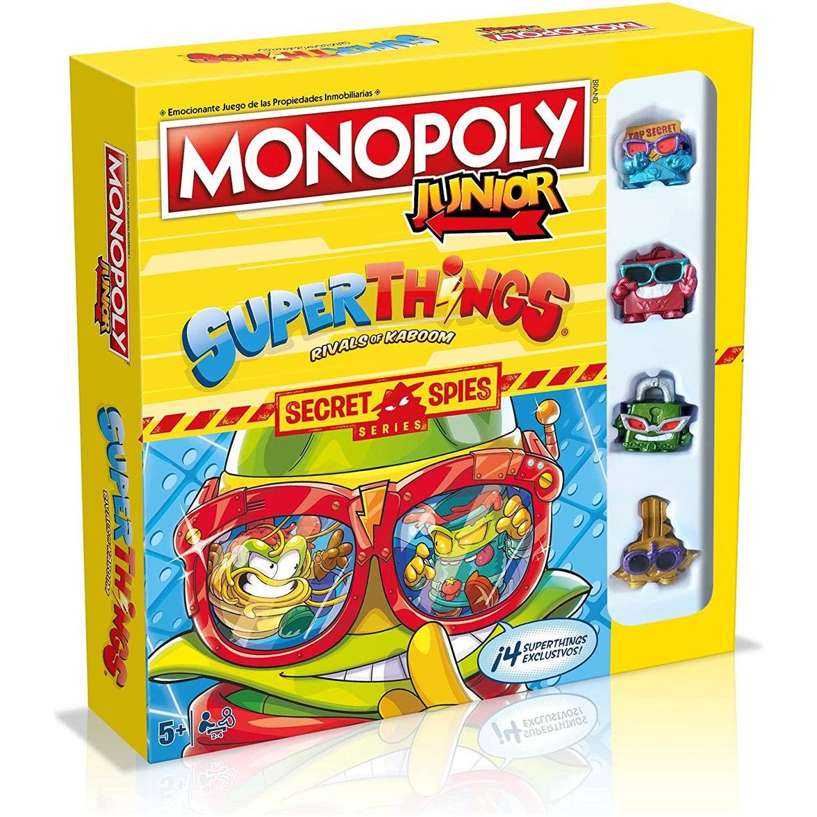 Monopoly Junior SuperThings | Juego de Mesa Infantil Basado en los SuperThings | Versión en Español | Diversión Educativa para Niños