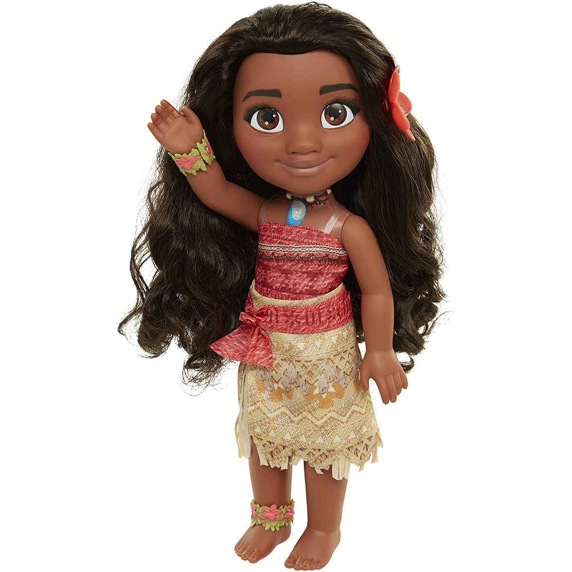 Glop Games- Princesa Disney, muñeca Vaiana con Todo Lujo de Detalle. Caja algo dañada