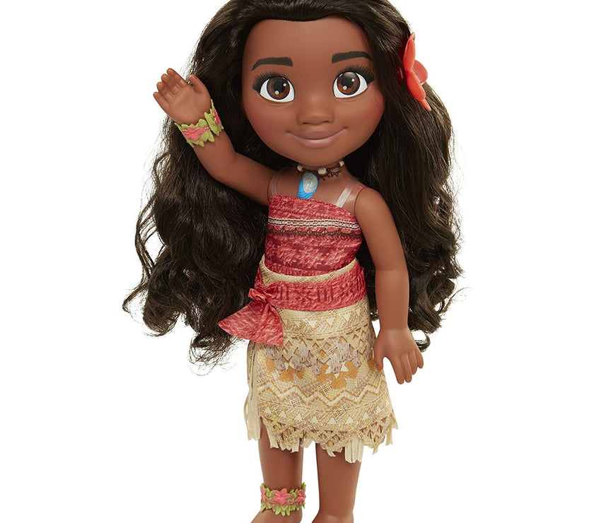 Glop Games- Princesa Disney, muñeca Vaiana con Todo Lujo de Detalle. Caja algo dañada