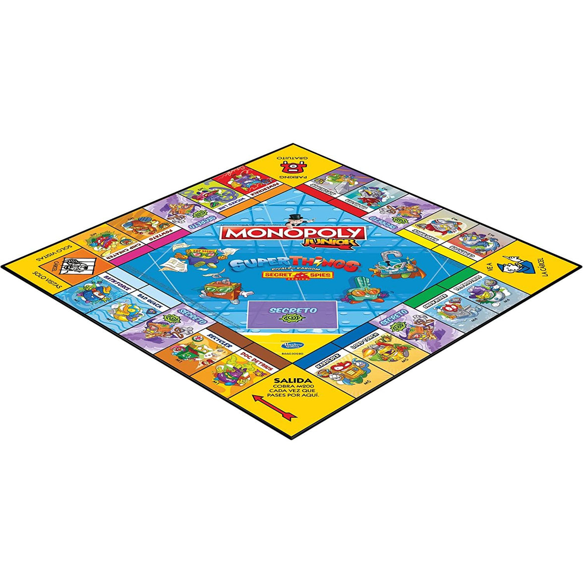 Monopoly Junior SuperThings | Juego de Mesa Infantil Basado en los SuperThings | Versión en Español | Diversión Educativa para Niños