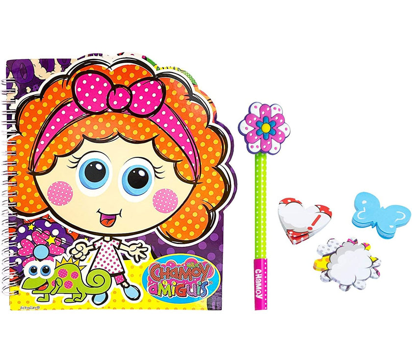 Chamoy- ARTEFACTO ANOTADOR ANTIOLVIDOS Cuaderno con accesorios