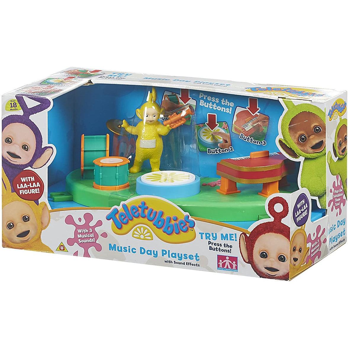 Teletubbies – Playset Día de la Música con Laa Laa | Juguete Musical Infantil con Figura y Accesorios | Estimula la Creatividad y el Juego Imaginativo