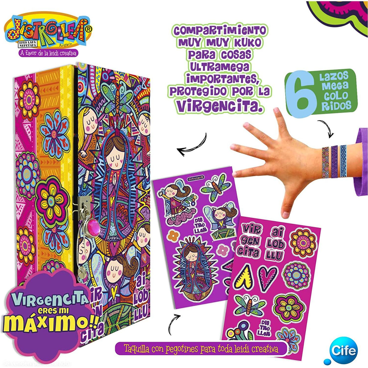 Cajita Celestial Distroller | Joyero Guarda Top Sicrets | Set de Diseño y Organización para Niñas