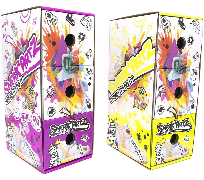 Splash Toys 39001, Color sneak'artz Spray Set, caja algo dañada.