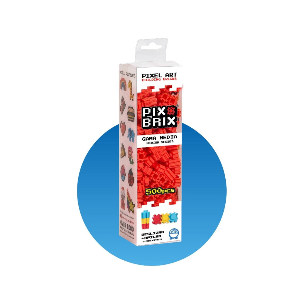 Pix Brix 500 Piezas Rojo