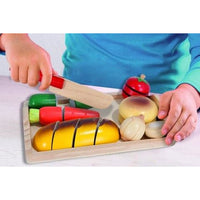 EICHHORN TABLA MADERA CORTE ALIMENTOS 12 PIEZAS
