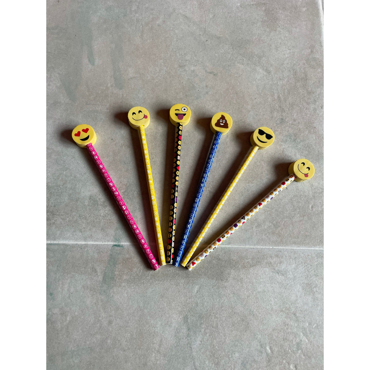 Lápiz con Goma Emoticono