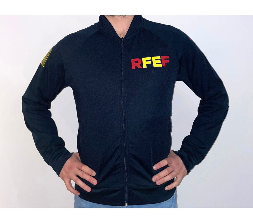 Chaqueta Adulto Eurocopa, Azul Marino, Oficial Real Federación Española de Futbol