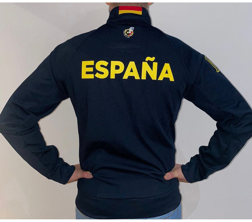 Chaqueta Adulto Eurocopa, Azul Marino, Oficial Real Federación Española de Futbol