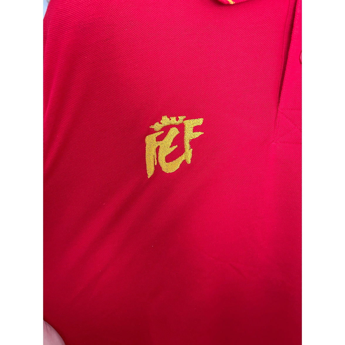 Polo Adulto "España la Nª1", Oficial Real Federación Española de Futbol