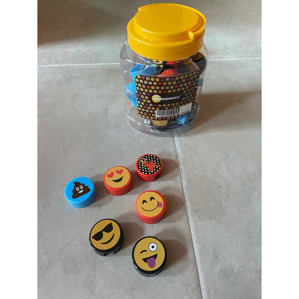 Sacapuntas tubo Emoticonworld surtido. 30 unidades