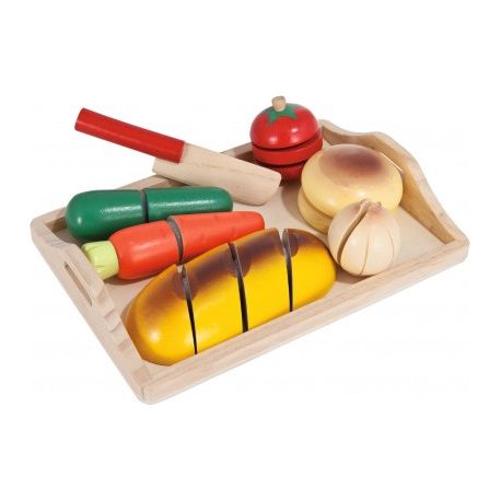 EICHHORN TABLA MADERA CORTE ALIMENTOS 12 PIEZAS